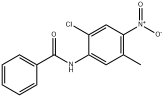 N-(2-氯-5-甲基-4-硝基苯基)苯甲酰胺 结构式