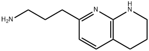 5,6,7,8-四氢-1,8-萘啶-2-丙胺 结构式