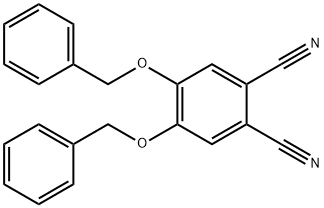 4,5-双(苄氧基)邻苯二甲腈, 206995-45-1, 结构式