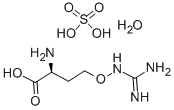 L-(+)-刀豆氨酸 硫酸盐 一水合物, 206996-57-8, 结构式