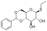 乙基 4,6-O-亚苄基-BETA-D-硫代吡喃葡萄糖苷,20701-61-5,结构式