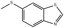 Benzothiazole, 6-(methylthio)- (9CI) Struktur