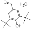 3,5-二叔丁基-4-羟基苯甲醛半水物 结构式