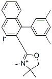 2-[1-(3,5-二甲基苯基)-2-萘基]-4,5-二氢-3,4,4-三甲基恶唑碘化物, 207233-97-4, 结构式