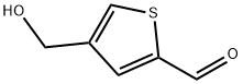 2-Thiophenecarboxaldehyde, 4-(hydroxymethyl)- (9CI) 化学構造式