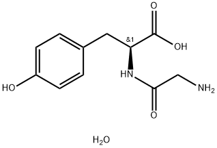 N-GLYCYL-L-TYROSINE HYDRATE, 97 Structure