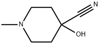 4-羟基-1-甲基-4-哌啶甲腈 结构式