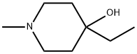 4-エチル-1-メチル-4-ピペリジノール 化学構造式