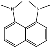 1,8-ビス(ジメチルアミノ)ナフタレン 化学構造式