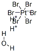 六溴铂氢酸水合物 结构式