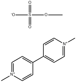 １，１’－ジメチル－４，４’－ビピリジニウム二メタンスルホン酸塩 化学構造式