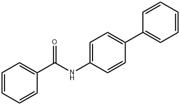 N-(4-ビフェニリル)ベンズアミド 化学構造式