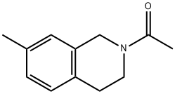 Isoquinoline,  2-acetyl-1,2,3,4-tetrahydro-7-methyl-  (9CI),207451-83-0,结构式