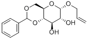 Allyl 4,6-O-benzylidene-alpha-D-glucopyranoside Structure
