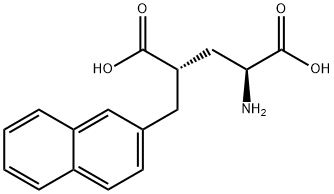 (4S)-4-(NAPHTHALEN-2-YLMETHYL)-L-GLUTAMIC ACID 结构式