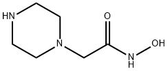 1-Piperazineacetamide,  N-hydroxy- 化学構造式