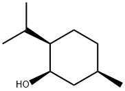 (1R,2R,5R)-2-ISOPROPYL-5-METHYL-CYCLOHEXANOL 化学構造式