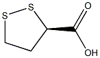 1,2-Dithiolane-3-carboxylicacid,(R)-(-)-(8CI) 化学構造式