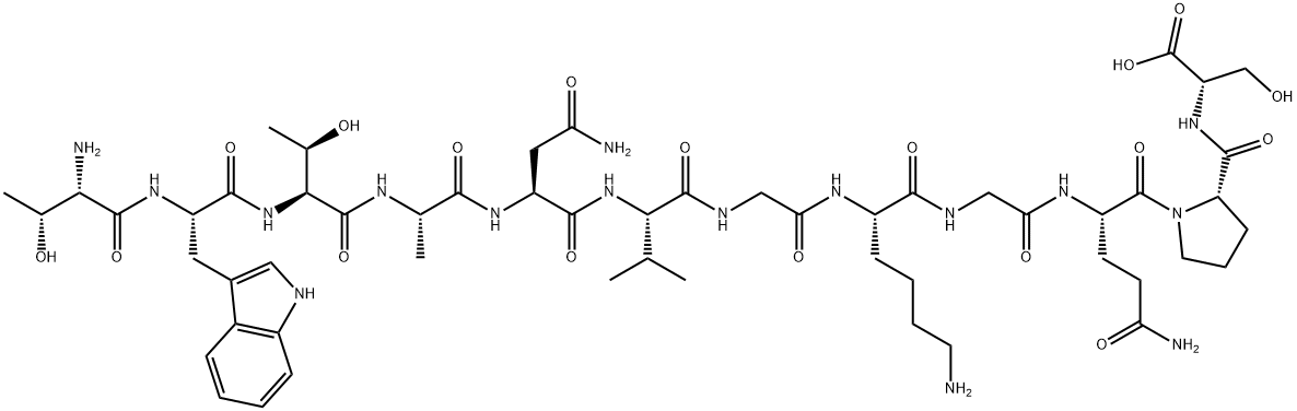 THROMBIN (B 147-158) (HUMAN)|THROMBIN (B 147-158) (HUMAN)