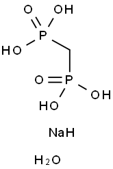亚甲基二膦酸三钠盐四水 结构式