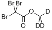 甲基-D3 三溴乙酸酯 结构式
