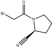 2-Pyrrolidinecarbonitrile, 1-(bromoacetyl)-, (2S)- (9CI) 结构式
