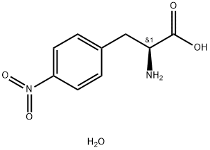 4-ニトロ-L-フェニルアラニン一水和物 化学構造式