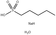 1‐ペンタンスルホン酸ナトリウム一水和物 化学構造式