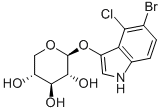 5-BROMO-4-CHLORO-3-INDOXYL-BETA-D-XYLOPYRANOSIDE Structure