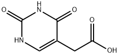 1,3-Dihydro-2,4-dioxopyrimidine-5-acetic acid Struktur