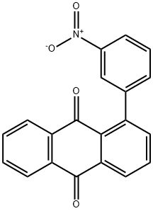 1-(3-Nitrophenyl)-9,10-anthraquinone Structure