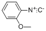 o-メトキシフェニルイソシアニド 化学構造式