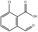 2-CARBOXY-3-CHLORO-BENZENALDEHYDE Structure