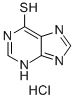 6-巯基嘌呤盐酸盐 结构式