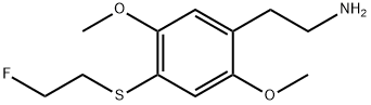 2,5-二甲氧基-4-(2-FLUOR乙基硫基)-苯基乙基胺,207740-33-8,结构式