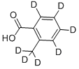 邻甲基苯甲酸-环-D4-甲基-D3,207742-73-2,结构式