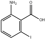 2-氨基-6-碘苯甲酸 结构式
