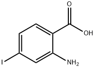 2-AMINO-4-IODOBENZOIC ACID
 Structure
