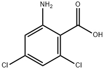 2-氨基-4,6-二氯苯甲酸,20776-63-0,结构式