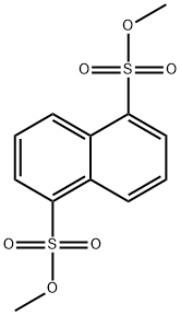 1,5-ナフタレンジスルホン酸ジメチル 化学構造式