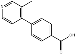 4-(2-(Methoxycarbonyl)pyridin-4-yl)benzaldehyde Struktur