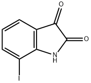 7-IODO-INDOLE-2,3-DIONE Structure