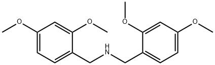 ビス(2,4-ジメトキシベンジル)アミン 化学構造式