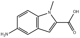 1H-Indole-2-carboxylicacid,5-amino-1-methyl-(9CI) Struktur