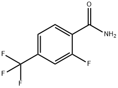 2-FLUORO-4-(TRIFLUOROMETHYL)BENZAMIDE Struktur