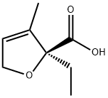 2-Furancarboxylicacid,2-ethyl-2,5-dihydro-3-methyl-,(2S)-(9CI),207912-09-2,结构式