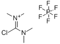 Chloro-N,N,N′,N′-tetramethylformamidinium hexafluorophosphate Struktur