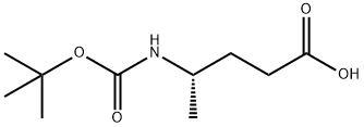 (S)-BOC-4-氨基戊酸,207924-92-3,结构式