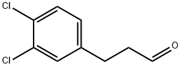 Benzenepropanal, 3,4-dichloro- 化学構造式