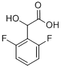 2,6-ジフルオロマンデル酸 化学構造式